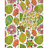 Nekupto Geschenk Papiertüte 14 x 11 x 6,5 cm Bunte Blumen und Blütenblätter 990 50 BS