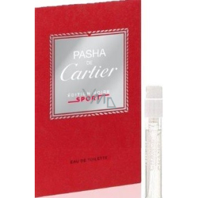 Cartier Pasha Edition Noire Sport Eau de Toilette für Männer 1,5 ml mit Spray, Fläschchen