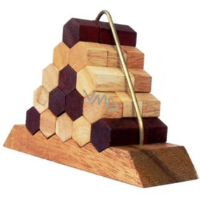 Albi Brain Teaser Beehive Pyramid, Holzpuzzle