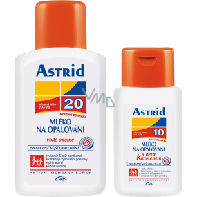 Astrid F20 Sonnencreme 200 ml + F10 Beta-Carotin Sonnencreme 100 ml