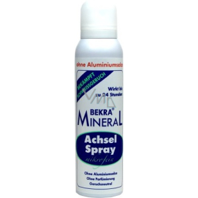 Bekra Mineral Achsel Mineral natürliches Deodorant ohne Aluminiumspray 150 ml