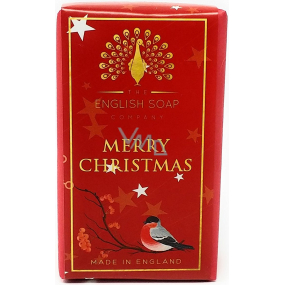 Englische Seife Frohe Weihnachten natürliche parfümierte Seife mit Sheabutter 200 g