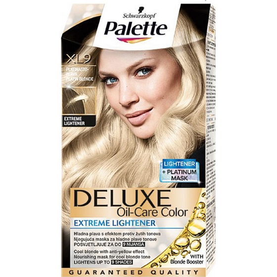 Schwarzkopf Palette Deluxe Öl - Pflege Color XL9 Platinblond