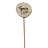 Bohemia Gifts Holzstecker für Kräuter mit Aufdruck - Thymian, Durchmesser des Kreises ist 5 - 8 cm