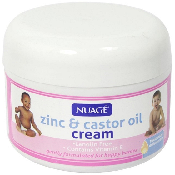 Cotton Tree Baby Zink & Rizinusöl Creme Zink Cremesalbe gegen Wunden für Kinder 200 g