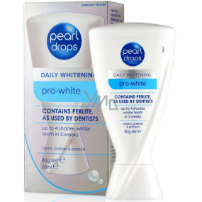 Pearl Drops Pro White Whitening Zahnpasta für strahlend weiße Zähne 50 ml
