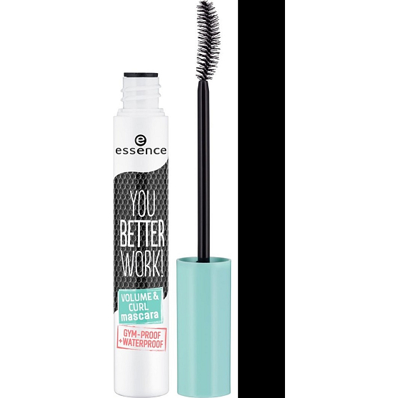Essence You Better Work Volume & Curl Mascara schwarz 10 ml