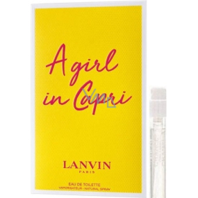 Lanvin Ein Mädchen in Capri Eau de Toilette für Frauen 2 ml mit Spray, Fläschchen