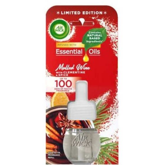 Air Wick Ätherische Öle Glühwein - Duft von Glühwein elektrischer Lufterfrischer nachfüllen 19 ml