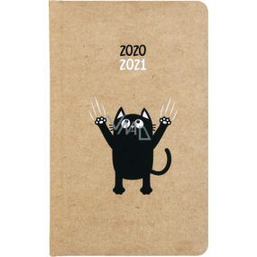 Albi-Tagebuch von September 2020 bis Juli 2021 Taschenwochenschüler Kraft Cat 15,5 x 9,5 x 1,2 cm