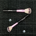 Donegal Love Pink Kosmetikpinsel mit synthetischen Borsten für Puder 17 cm
