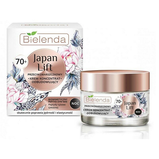 Bielenda Japan Lift 70+ Regenerierende Nacht Anti-Falten-Gesichtscreme 50 ml