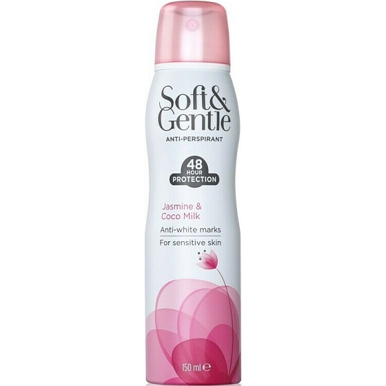 Soft & Gentle Jasmin und Kokosmilch Antitranspirant Deodorant Spray 150 ml