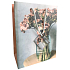 Nekupto Geschenkpapiertüte 23 x 18 x 10 cm Blumenstrauß in einer Vase 2010 01 KFM