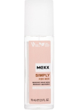 Mexx Simply for Her parfümiertes Deodorantglas für Männer 75 ml