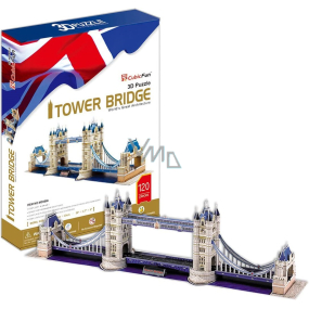 CubicFun Puzzle 3D Tower Bridge 120 Teile, empfohlen ab 10 Jahren