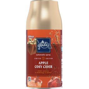 Glade Apple Cosy Cider automatischer Lufterfrischer mit dem Duft von Apfel und heißem Apfelwein Ersatzkartusche Spray 269 ml