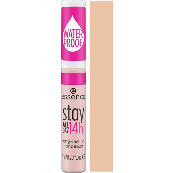 Essence Stay All Day 14h wasserdichter flüssiger Concealer 20 Light Rose 7 ml