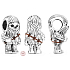 Charme Sterling Silber 925 Marvel Star Wars Chewbacca, Armband Perle