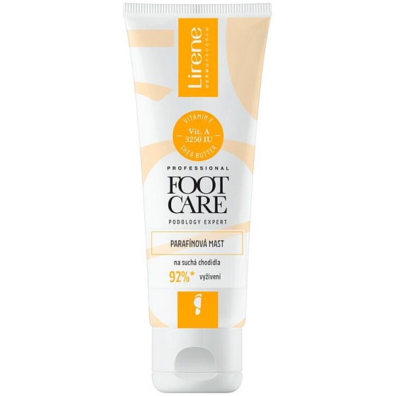 Lirene PE Paraffin-Salbe für trockene Füße 75 ml