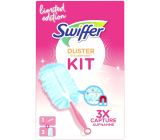 Swiffer Duster Kit kleiner Griff + Staubtuch 3 Stück, Set