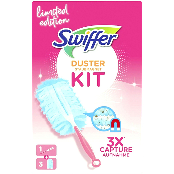 Swiffer Duster Kit Stiel klein + Staubtücher 3 Stück, Set
