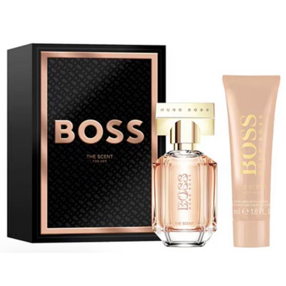 Hugo Boss Boss The Scent for Her Eau de Parfum 30 ml + Körperlotion 50 ml, Geschenkset für Frauen