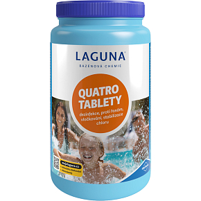 Laguna Quatro Tabletten multifunktionale Schwimmbadchemie, 1 kg