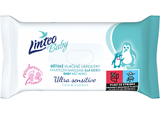 Linteo Baby feuchte Tücher Ultra Sensitive, 64 Stück