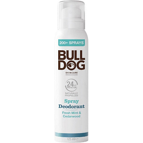 Bulldog Fresh Mint & Cedarwood Deodorant Spray für Männer 125 ml