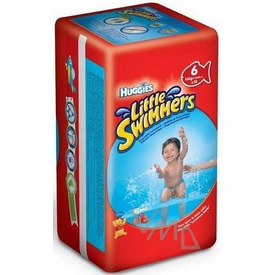 Huggies Little Swimmers 6 Einwegwindeln für Wasser 16 kg 10 Stück