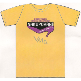 Nekupto T-Shirt Freiwillige Vereinigung von Shopping-Fanatikern Ehrenmitglied 1 Stück