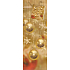 Nekupto Geschenk Papiertüte für eine Flasche 33 x 10 x 9 cm Flasche Gold 1 Stück T289