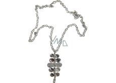 Silberne Halskette mit Anhänger 66 cm
