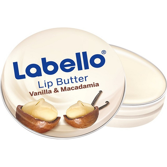 Labello Lip Butter Vanille & Macadamia intensive Lippenpflege 19 g