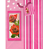 Nekupto Geschenk Papiertüte 23 x 18 x 10 cm pink mit Rose 1003 30 KAM