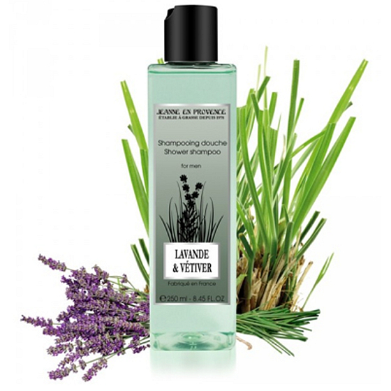 Jeanne en Provence Men Lavande & Vétiver 2 in 1 Shampoo und Duschgel 250 ml
