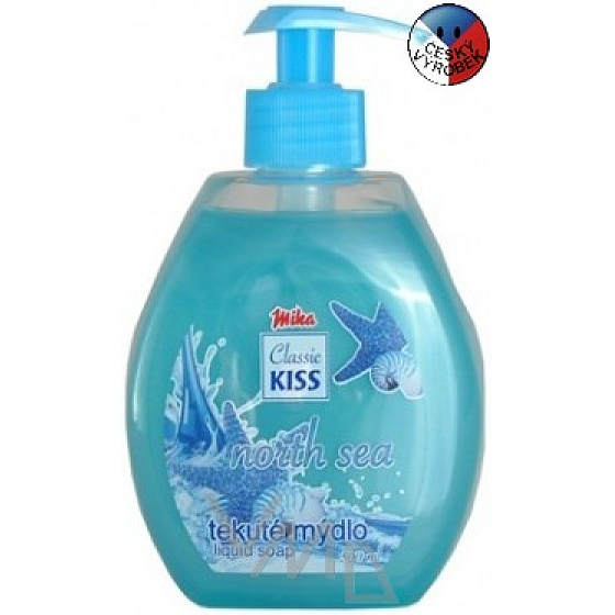 Mika Kiss Classic Nordsee Flüssigseife mit Pumpe 500 ml