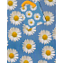 Nekupto Geschenk Papiertüte 14 x 11 x 6,5 cm Blau mit Gänseblümchen 1116 40 KAS
