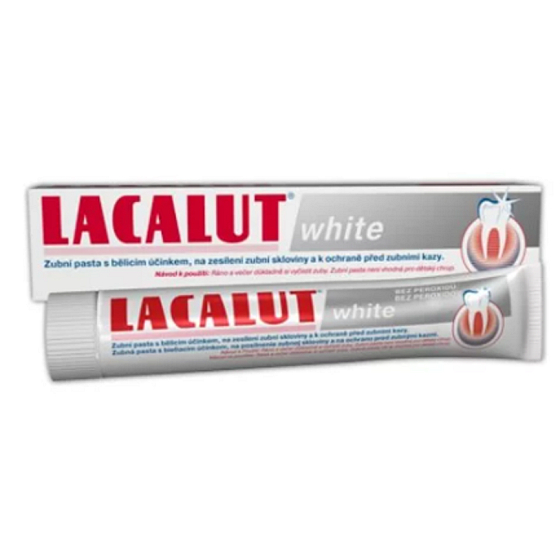 Lacalut Whitening Zahnpasta zur Zahnaufhellung und zum Schutz vor Parodontitis 75 ml