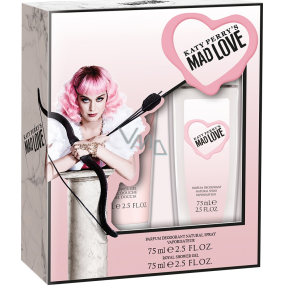Katy Perry Katy Perrys Mad Love parfümiertes Deodorantglas für Frauen 75 ml + Duschgel 75 ml, Kosmetikset