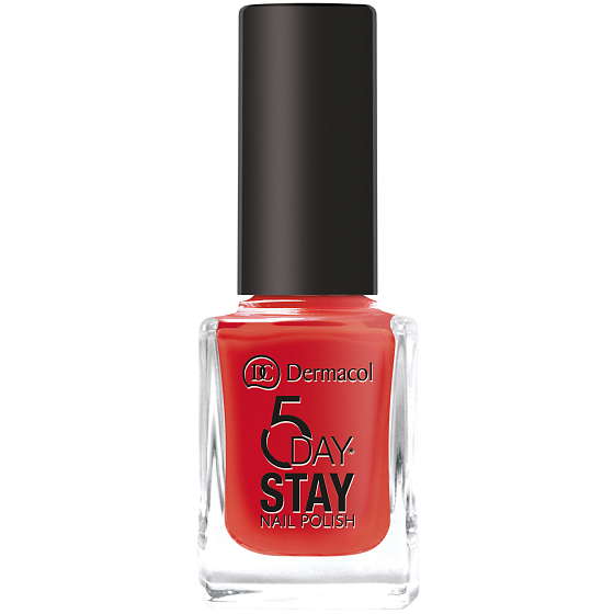 Dermacol 5 Day Stay Langlebiger Nagellack 21 Monroe Red 11 ml