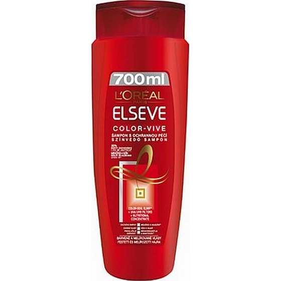 Loreal Paris Elseve Color Vive für gefärbtes Haar oder nach Highlights Haarshampoo 700 ml