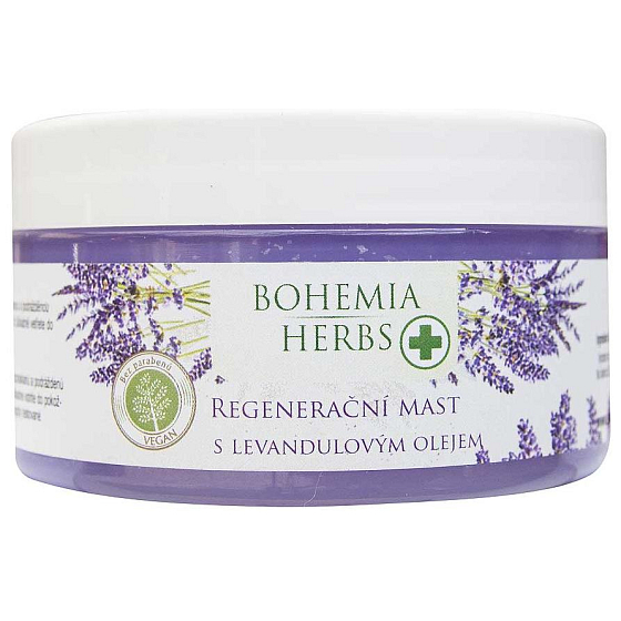 Böhmen Geschenke Lavendel regenerierende Salbe mit Lavendelöl 120 ml