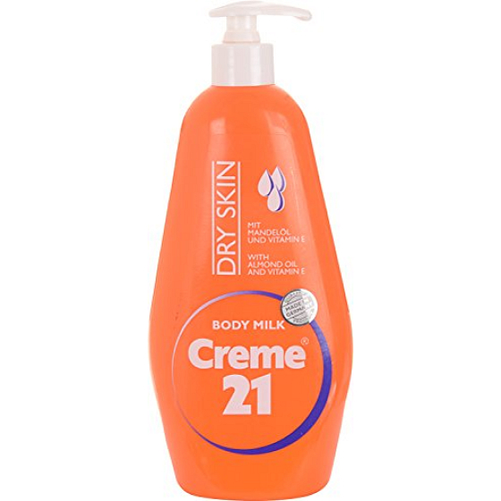 Creme 21 Mandelöl + Vitamin E Körperlotion für trockene Haut 600 ml