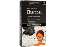 Beauty Formulas Charcoal Aktivkohle Nasenstreifen 6 Stück