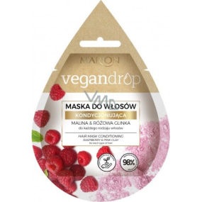 Marion Vegan Drop Himbeer & Pink Clay Pflegemaske für alle Haartypen 20 ml