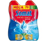 Somat Excellence Duo Gel Hygienisches Spülmaschinengel für hygienische Sauberkeit und strahlenden Glanz 70 Dosen 2 x 630 ml, Duopack
