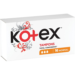 Kotex Normal Tampons, 16 Stk