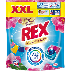 REX Waschmittelkapseln Aromatherapy Orchid Color 44 Wäschen, 528g